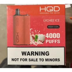 HQD BOX 4000 bocanadas | HQD Cigarrillo Electronico 868F110 hielo de lichi