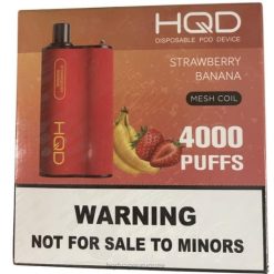 HQD BOX 4000 bocanadas | HQD Cigarrillo Electronico 868F70 Fresa plátano