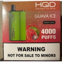 HQD BOX 4000 bocanadas | HQD Vape Sabores 868F109 hielo de guayaba