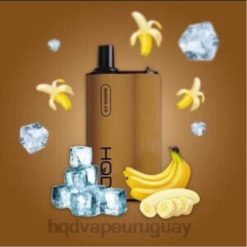 HQD BOX 4000 bocanadas | HQD Vape Uruguay 868F81 hielo de plátano