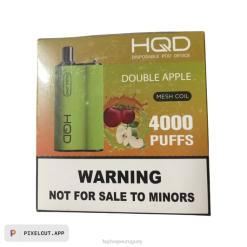 HQD BOX 4000 bocanadas | HQD Vapes Sale 868F103 manzana doble