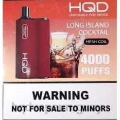 HQD BOX 4000 bocanadas | HQD Wholesale 868F114 cóctel de isla larga