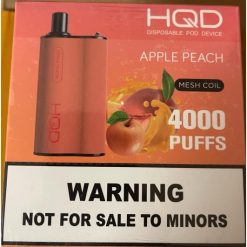 HQD BOX 4000 bocanadas | HQD Wholesale 868F74 durazno manzana
