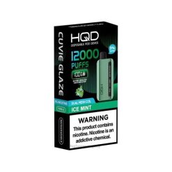 HQD CUVIE GLAZE vaporizador desechable 12000 | HQD Cigarrillo Electronico 868F200 menta helada