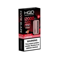 HQD CUVIE GLAZE vaporizador desechable 12000 | HQD Cigarrillo Electronico 868F210 hielo exuberante