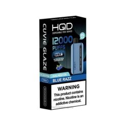 HQD CUVIE GLAZE vaporizador desechable 12000 | HQD Comprar 868F137 Razz azul