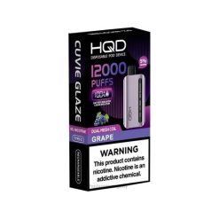 HQD CUVIE GLAZE vaporizador desechable 12000 | Puff HQD Sabores 868F168 uva