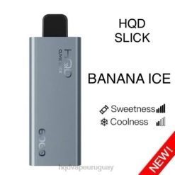 HQD CUVIE SLICK 6000 bocanadas | HQD Cigarrillo Electronico 868F20 hielo de plátano resbaladizo
