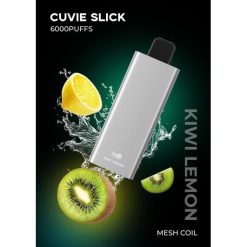 HQD CUVIE SLICK 6000 bocanadas | HQD Cigarrillo Electronico 868F30 limón kiwi resbaladizo