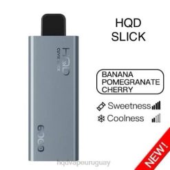 HQD CUVIE SLICK 6000 bocanadas | HQD Vape Precio 868F22 cereza de granada de plátano resbaladiza