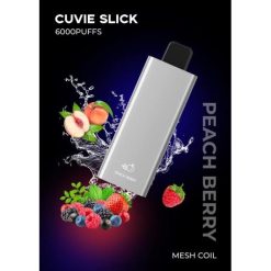 HQD CUVIE SLICK 6000 bocanadas | HQD Vape Shop 868F26 baya de melocotón resbaladiza