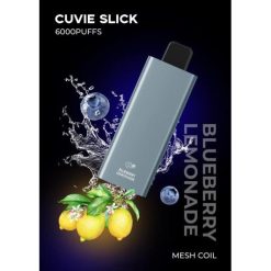 HQD CUVIE SLICK 6000 bocanadas | Puff HQD Sabores 868F38 limonada de arándanos resbaladiza